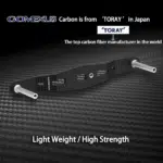 Gomexus Carbon Handle for Baitcasting Reel with Cork Knob DC-CA27 - Image 2