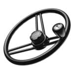 Gomexus Boat Steering Wheel Carbon Fiber 13.5" Skiff Wheel