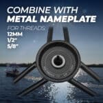 Gomexus Boat Steering Wheel Carbon Fiber 13.5" Skiff Wheel - Image 3