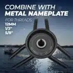 Gomexus Boat Steering Wheel Carbon Fiber 13.5" Skiff Wheel - Image 3