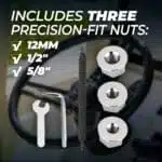 Gomexus Boat Steering Wheel Carbon Fiber 13.5" Skiff Wheel - Image 7