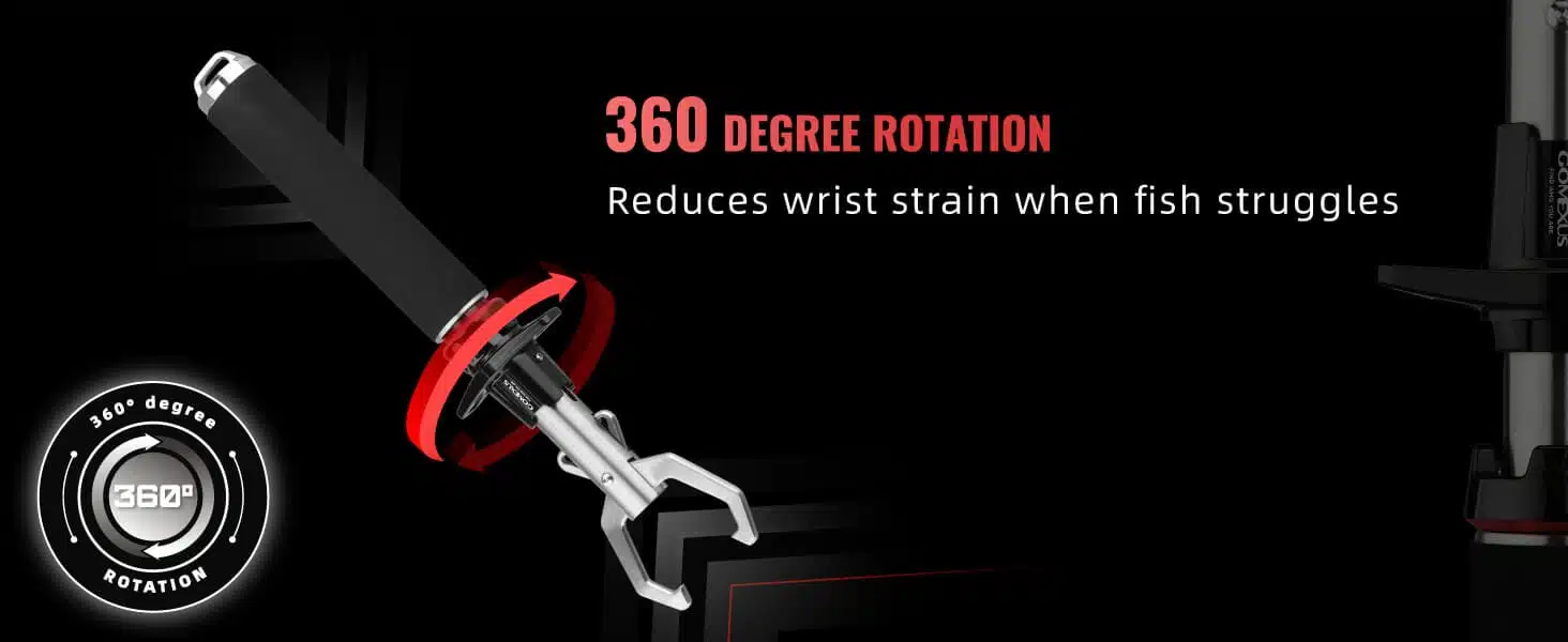 360-degree rotation reduces wrist strain.