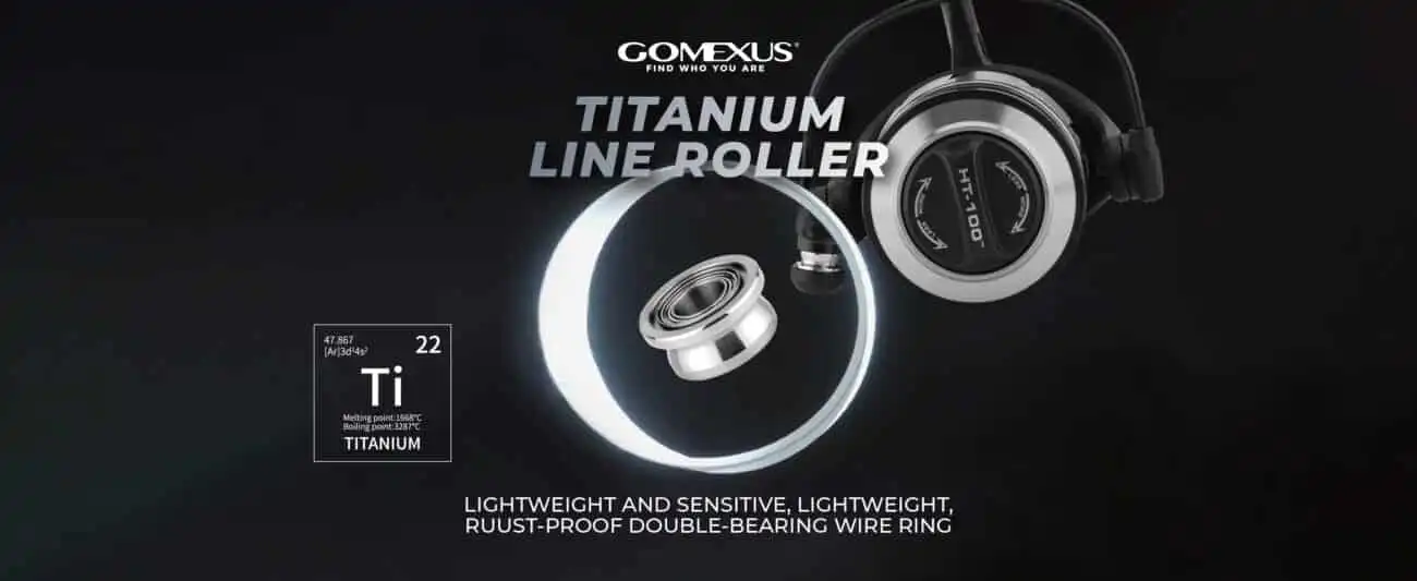Gomexus Titanium Line Roller for Penn Spinning Reels 3000-4500 1 penn导线环 06