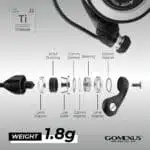 Gomexus Titanium Line Roller for Penn Spinning Reels 3000-4500 - Image 5