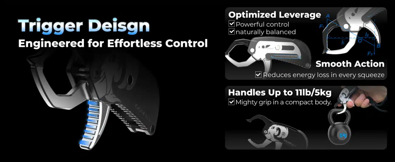 Ergonomic design for easy handling.