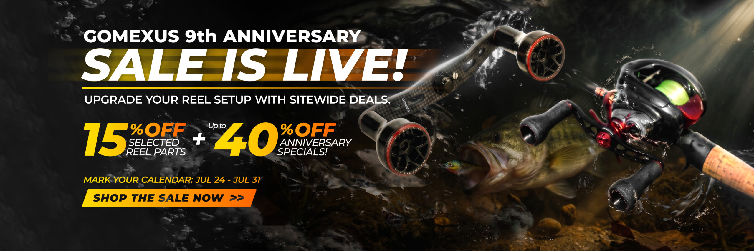Gomexus 9th Anniversary Sale - 15% OFF Custom Parts