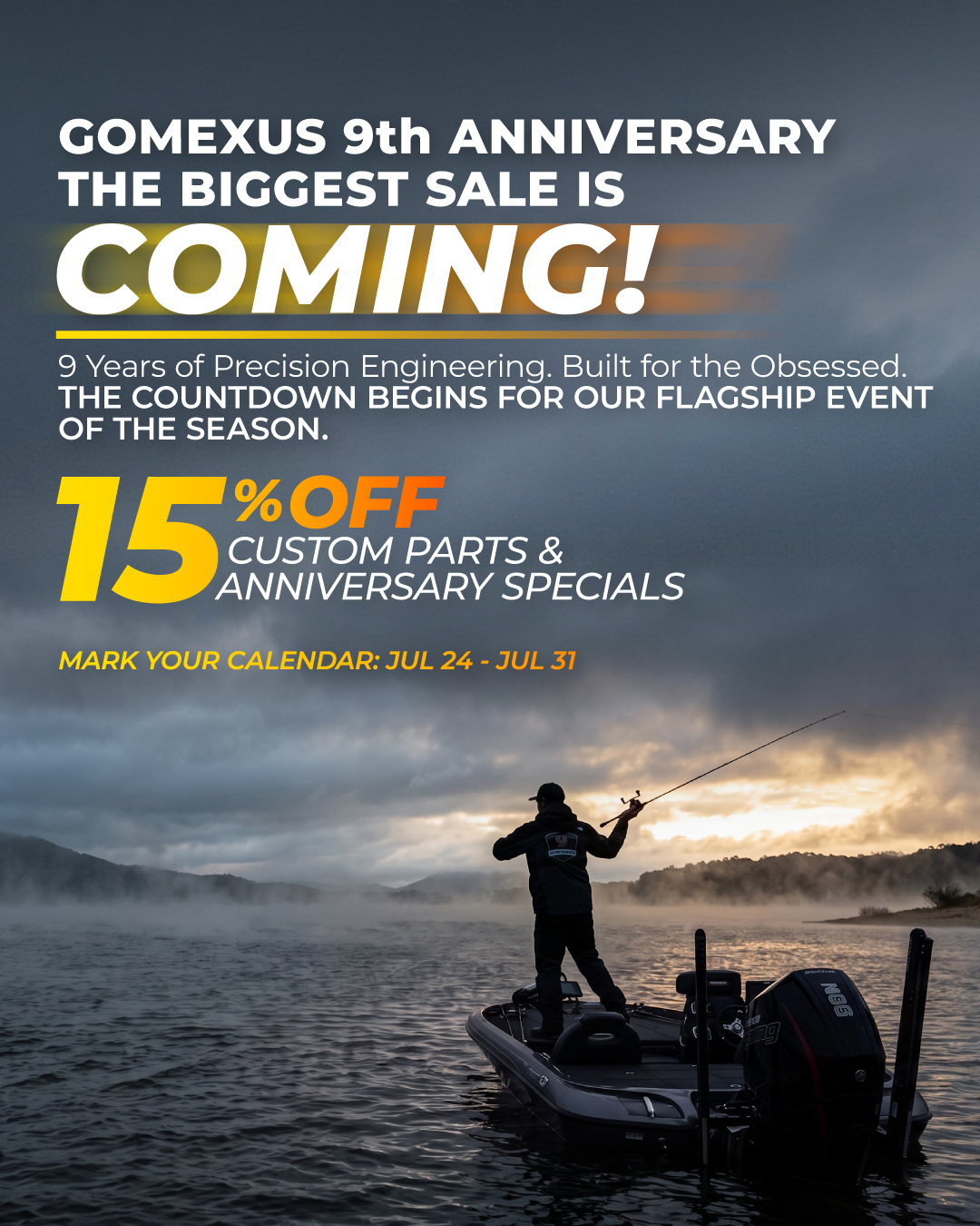 9th Anniversary Sale banner mobile