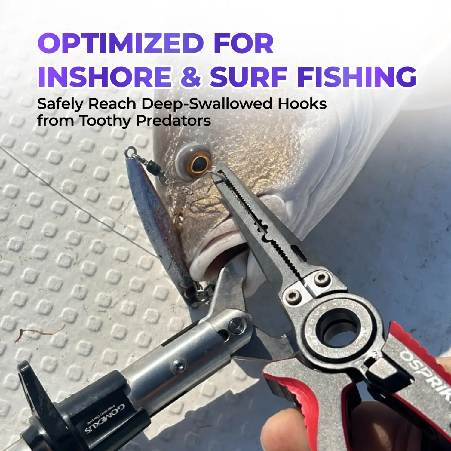 Best 7 Inch Stainless Steel Fishing Pliers | Gomexus Osprike