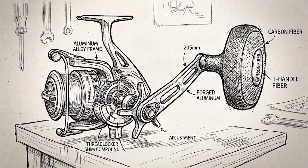 Power Handle for Spinning Reel Mechanic Issues Solutions